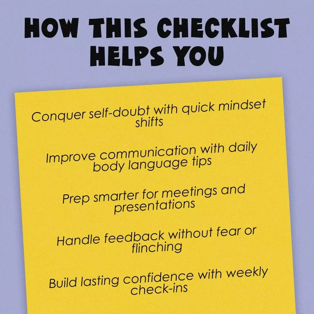 Confidence Catalyst: Your Business Boosting Checklist | Digital Confidence Checklist | How to Be Confident in Business Guide