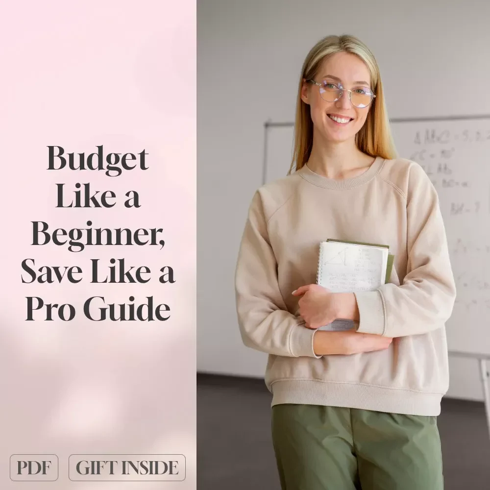 Budget Like a Beginner, Save Like a Pro: The Simple Path to Financial Peace | How to Budget and Save Money for Beginners Guide | Digital Download