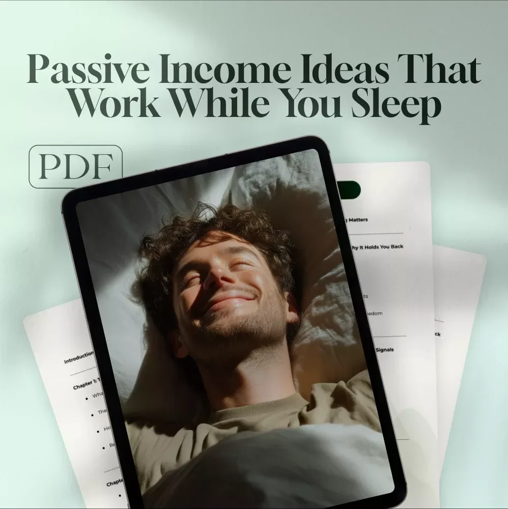 Passive Income Ideas That Work While You Sleep | Wealth-Building Passive Income Ideas Guide | eBook, PDF, Digital Download