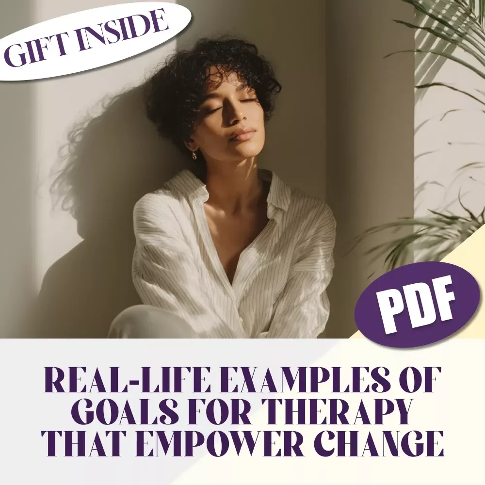 Pathways to Progress: Real-Life Examples of Goals for Therapy That Empower Change | Therapy Goal Setting Guide, Mental Health Digital Download