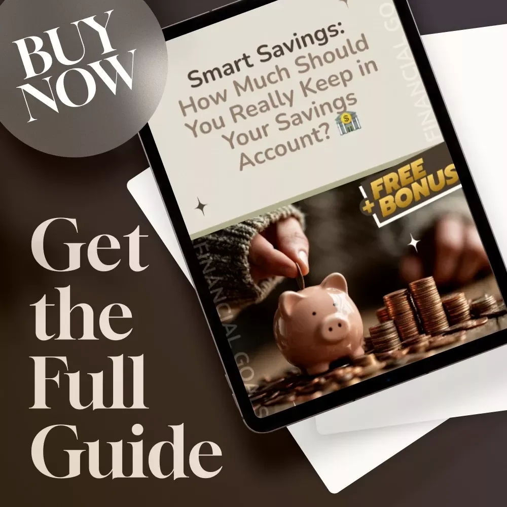 Smart Savings: How Much Should You Really Keep in Your Savings Account? | Budgeting Guide | Personal Finance Digital Download | How Much to Keep in Savings Account
