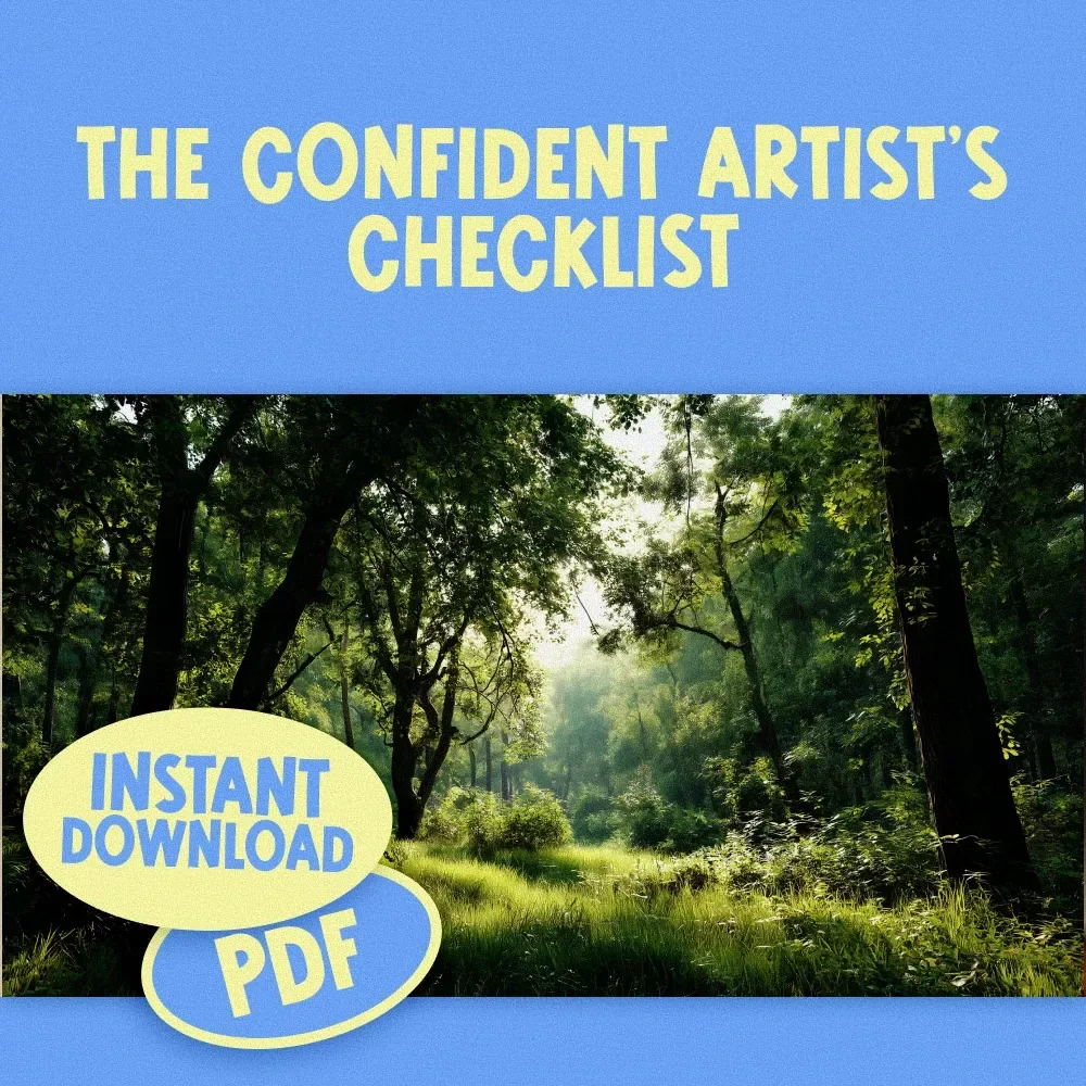The Confident Artist's Checklist – Digital Download | How to Be Confident in Your Art | Self-Assurance Guide for Creatives