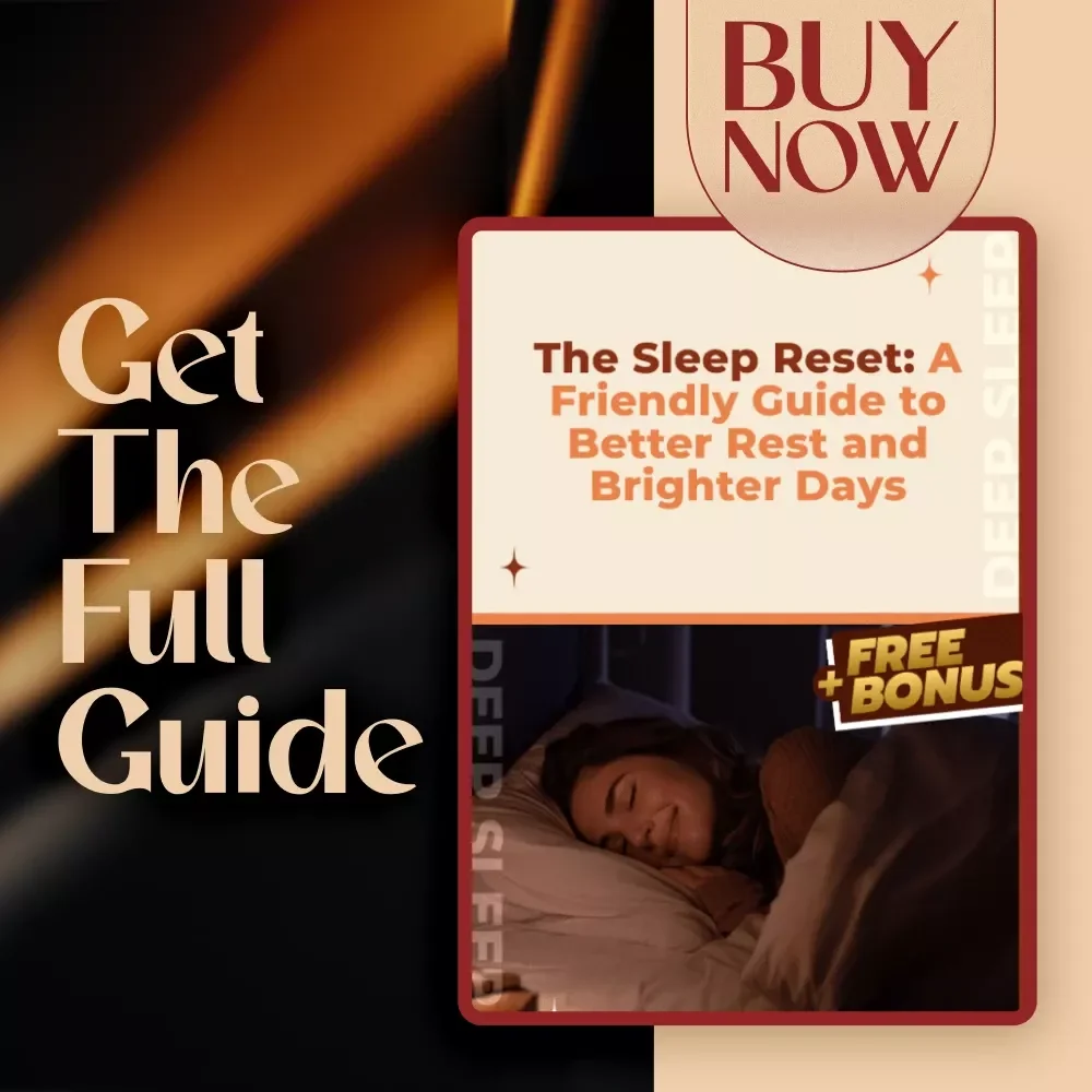 The Sleep Reset: A Friendly Guide to Better Rest and Brighter Days | Improve Your Sleep Habits | Digital Download Wellness Guide