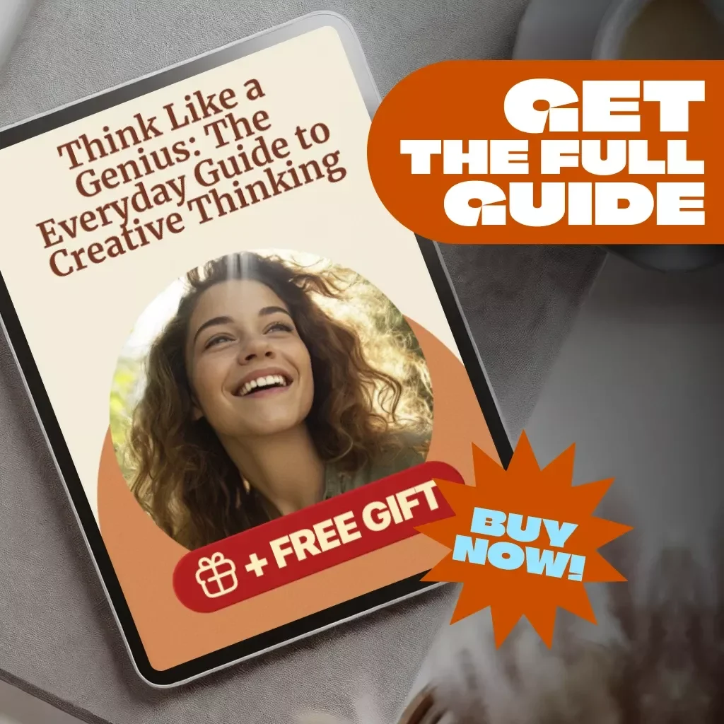 Think Like a Genius: The Everyday Guide to Creative Thinking – Digital Download | How to Creative Thinking, Problem-Solving, Innovation Workbook