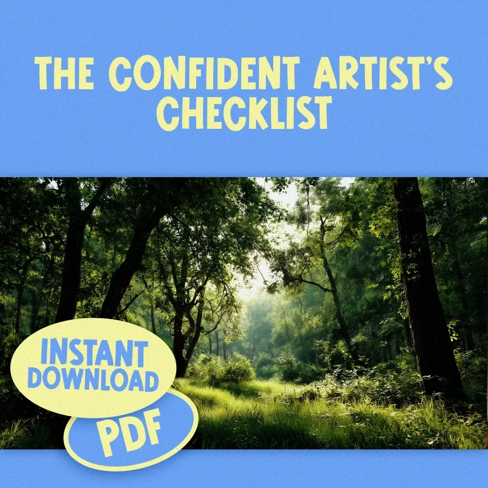 The Confident Artist's Checklist – Digital Download | How to Be Confident in Your Art | Self-Assurance Guide for Creatives
