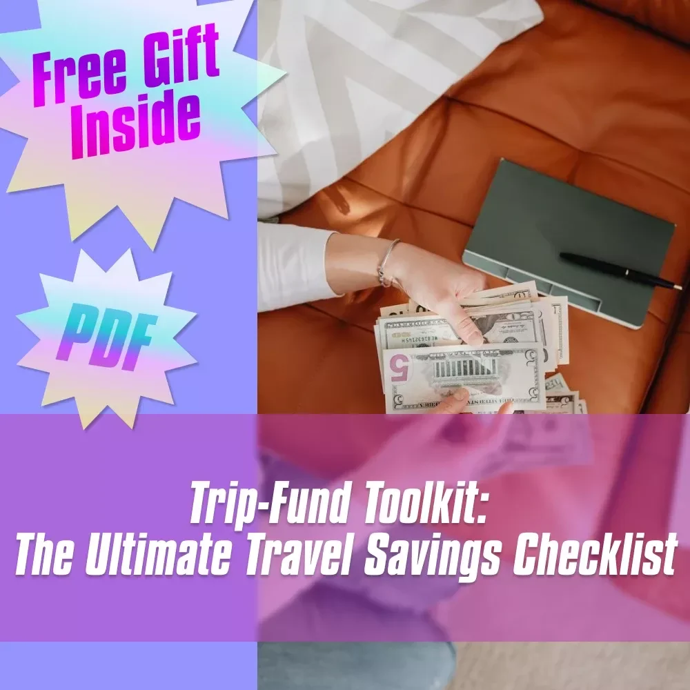 Trip-Fund Toolkit: The Ultimate Travel Savings Checklist | Budget Planner, How to Save for a Trip, Vacation Fund Digital Download