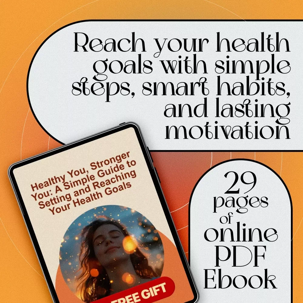 Healthy You, Stronger You: A Simple Guide to Setting and Reaching Your Health Goals | Health Goals eBook | Digital Health Planner | Goal Setting Guide PDF