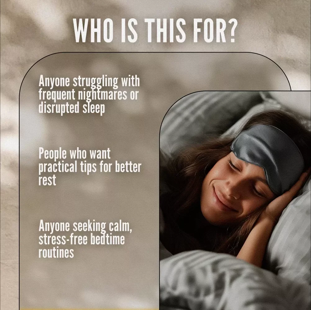 Your Ultimate Nightmare-Buster Checklist: 50 Steps to Sweet Dreams | Reduce Nightmares | Sleep Better Guide | Digital Download