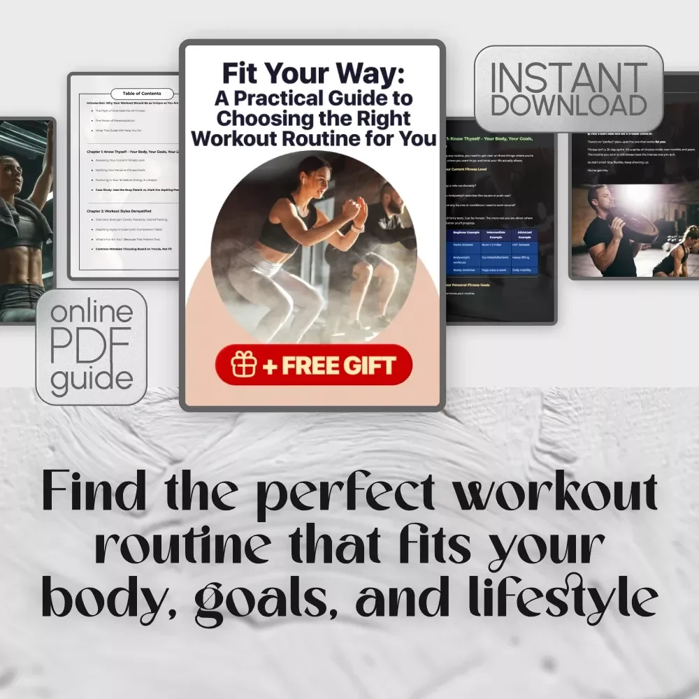 Fit Your Way: A Practical Guide to Choosing the Right Workout Routine for You – Digital Fitness Guide | How to Pick a Workout Routine eBook