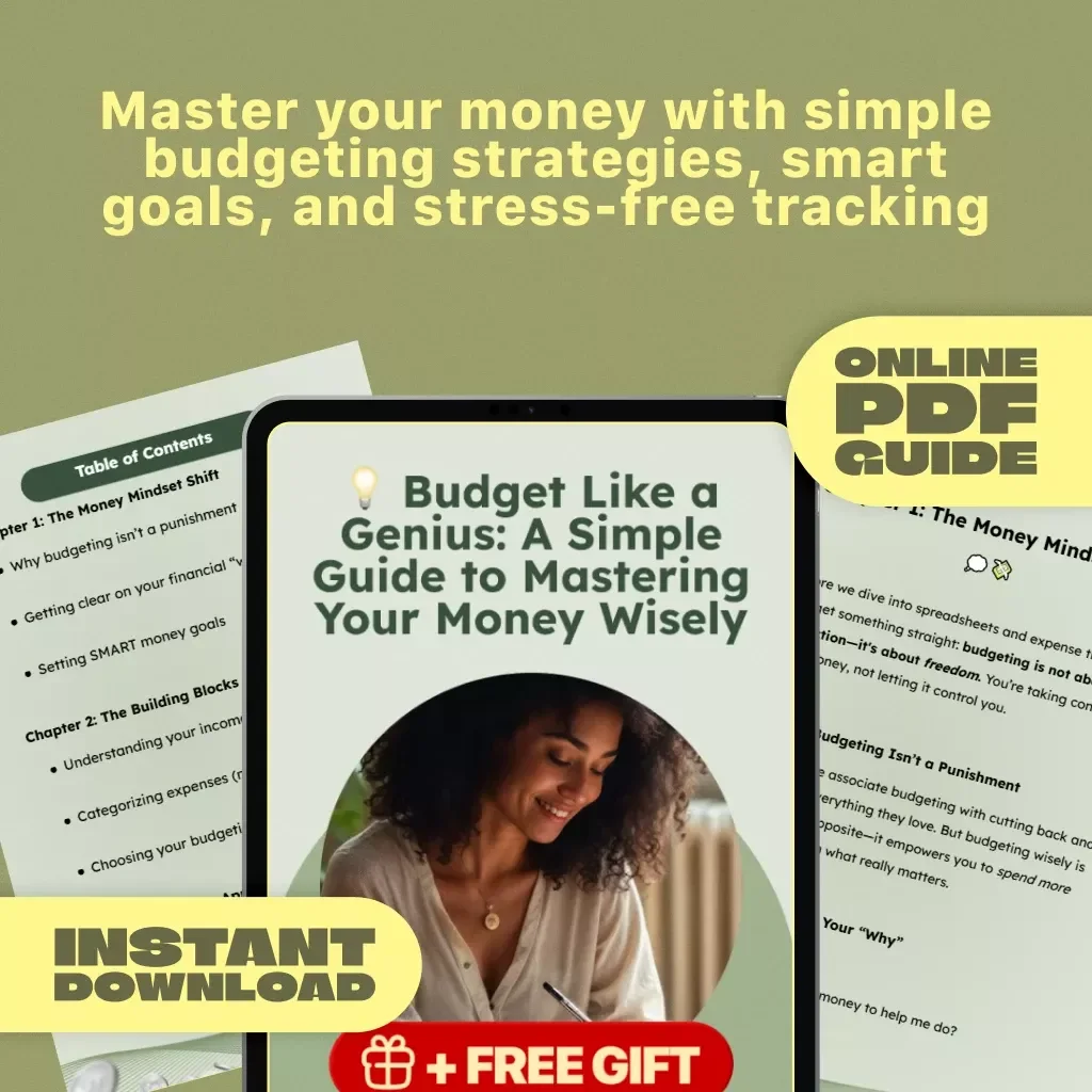Budget Like a Genius: A Simple Guide to Mastering Your Money Wisely – How to Budget Money Wisely, Personal Finance eBook, Money Management Guide, Digital Download