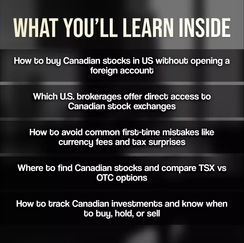 Maple Stocks & American Bucks: A Simple Guide to Buying Canadian Stocks from the U.S. | How to Buy Canadian Stocks in US | Digital Investing Guide for Beginners