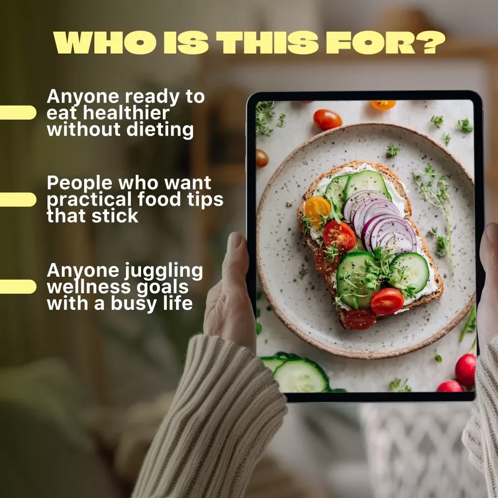 Eat Well, Live Well: Your Simple Guide to Enjoying Good Food Every Day | How to Eat Good | Healthy Eating Guide Digital Download