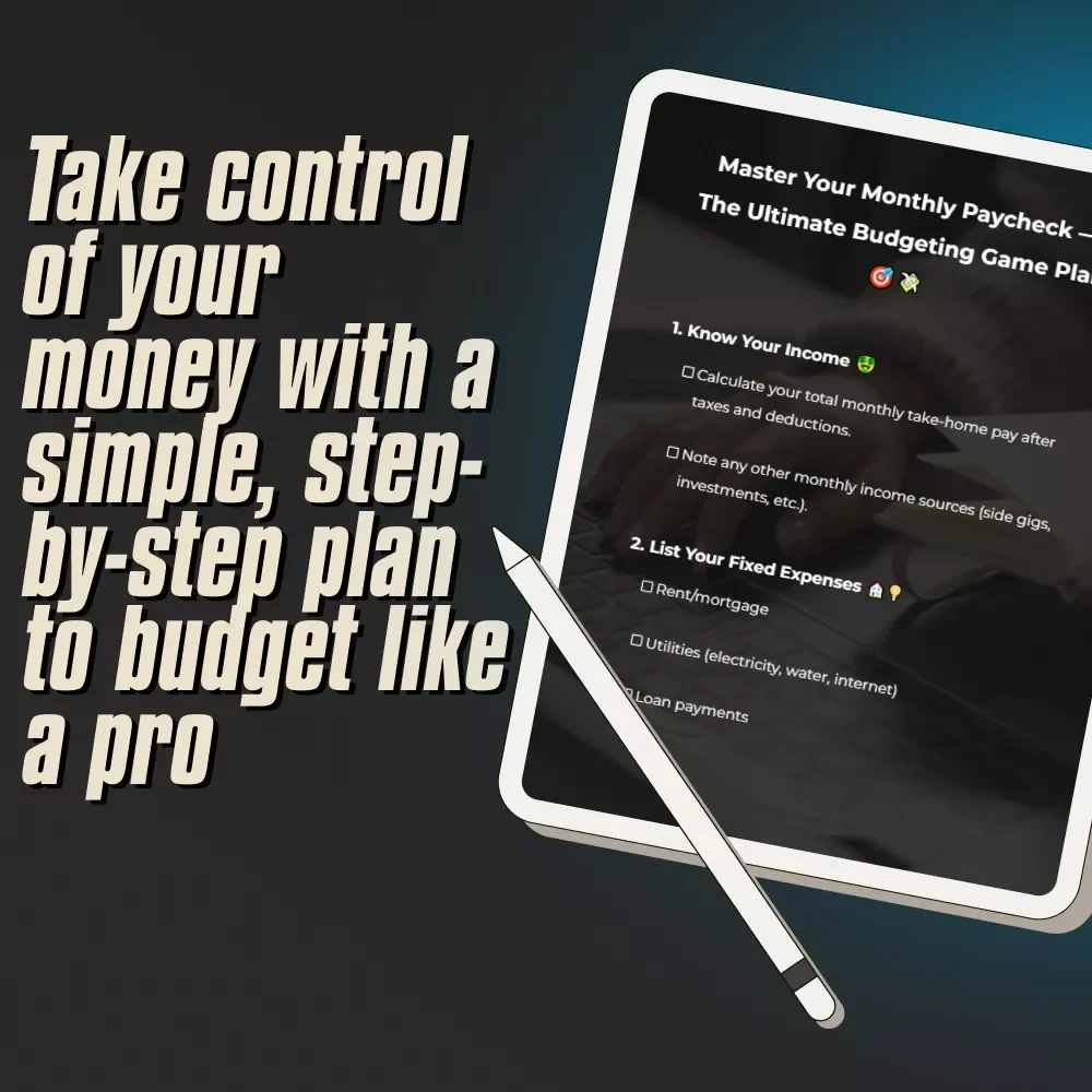 Master Your Monthly Paycheck — The Ultimate Budgeting Game Plan | Budget Checklist for Monthly Income | How to Budget When You Get Paid Monthly
