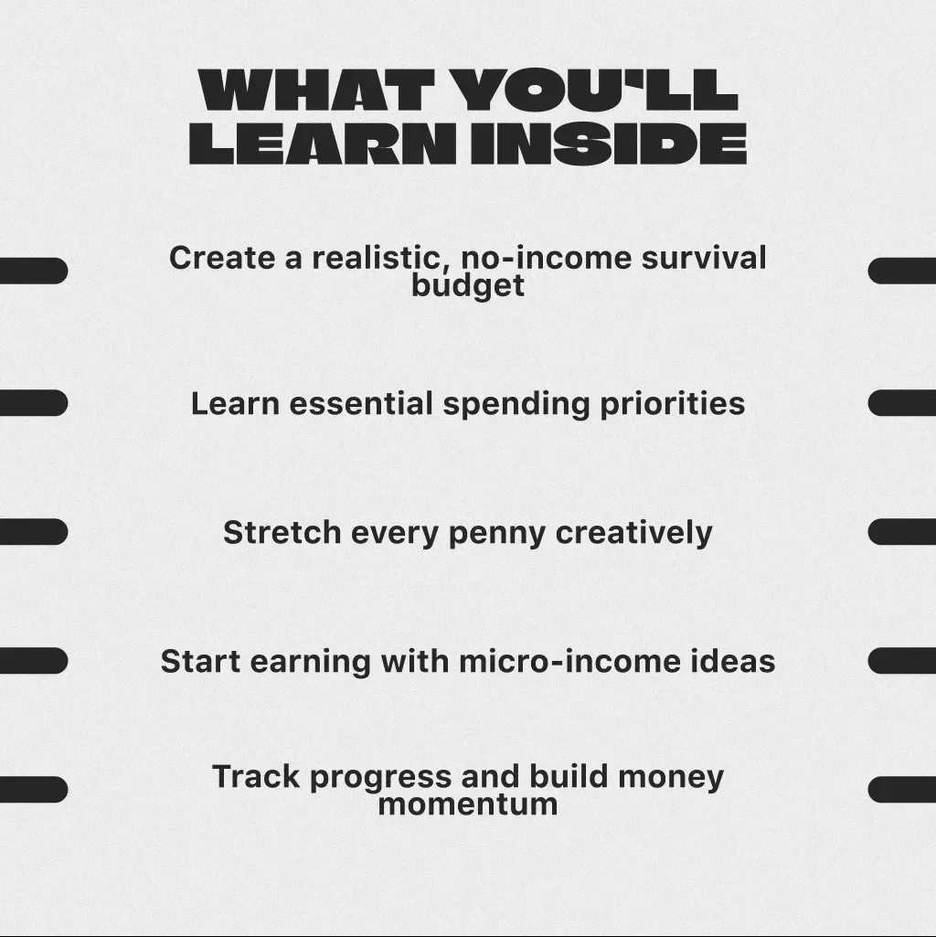 Broke But Budgeting: How to Manage Money When There’s Basically None | Budget Guide for When You’re Broke | Instant Digital Download