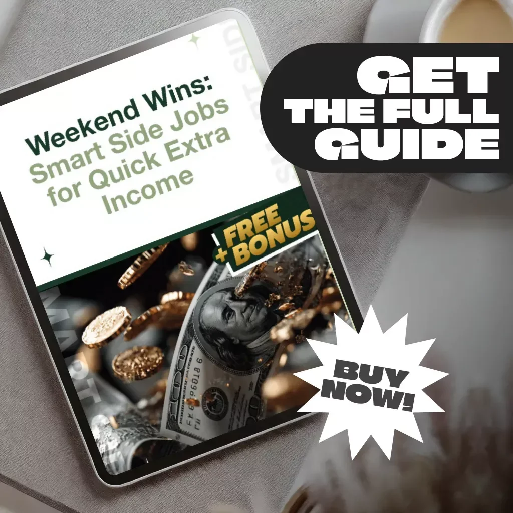 Weekend Wins: Smart Side Jobs for Quick Extra Income | Guide for Weekend Side Jobs for Extra Income | Easy Downloadable Hustle Tips