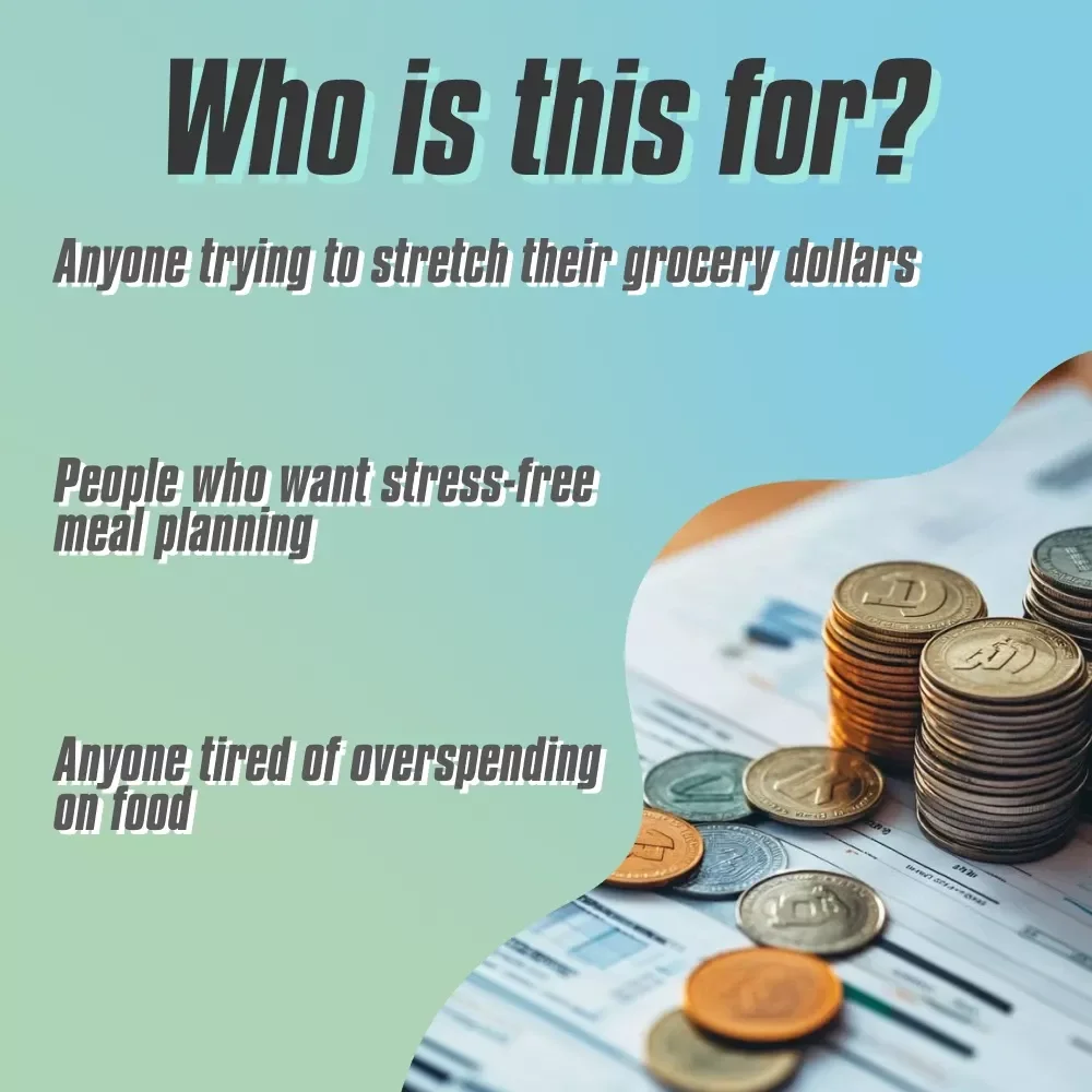 “Grocery Budget Ninja” Checklist: Master the Art of Smart Spending! | Realistic Grocery Budget Planner | Printable Digital Download