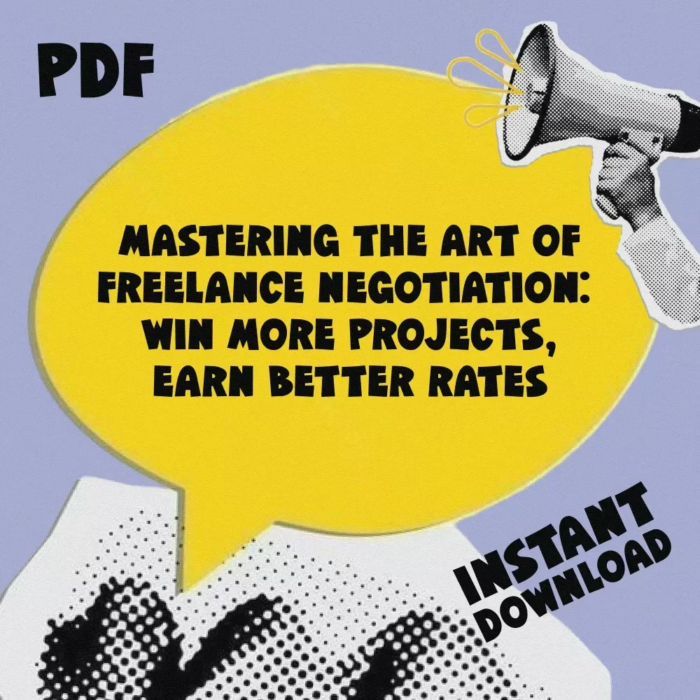Freelance Negotiation Power Moves: Your Ultimate Checklist | Freelance Negotiation Tactics PDF | Digital Download for Freelancers