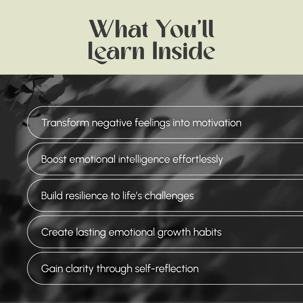 Emotional Alchemy: Transform Your Feelings into Powerful Growth | Digital Guide on How to Use Your Emotions to Grow | Self-Improvement eBook