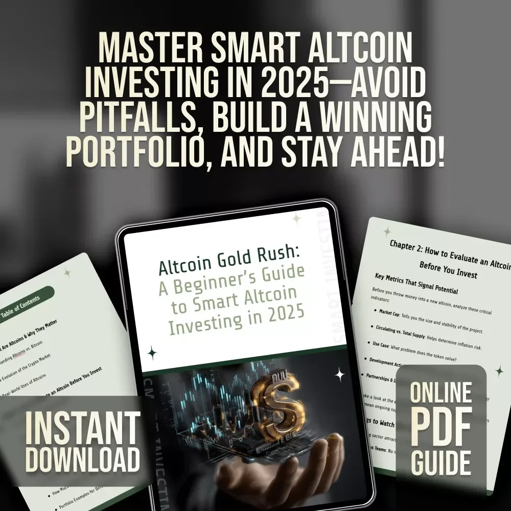 Altcoin Gold Rush: A Beginner’s Guide to Smart Altcoin Investing in 2025 | Altcoin Investment Guide | Digital Download
