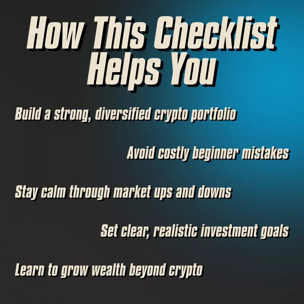 The Ultimate Long-Term Crypto Investing Checklist: Your Roadmap to Smart Growth | Digital Download | Long-Term Crypto Investments Guide for Beginners & Savvy Investors