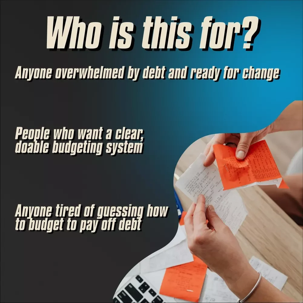 Debt-Busting Blueprint: Your Step-by-Step Checklist to Budget and Break Free | Budget Planner Checklist | How to Budget to Pay Off Debt | Instant Digital Download