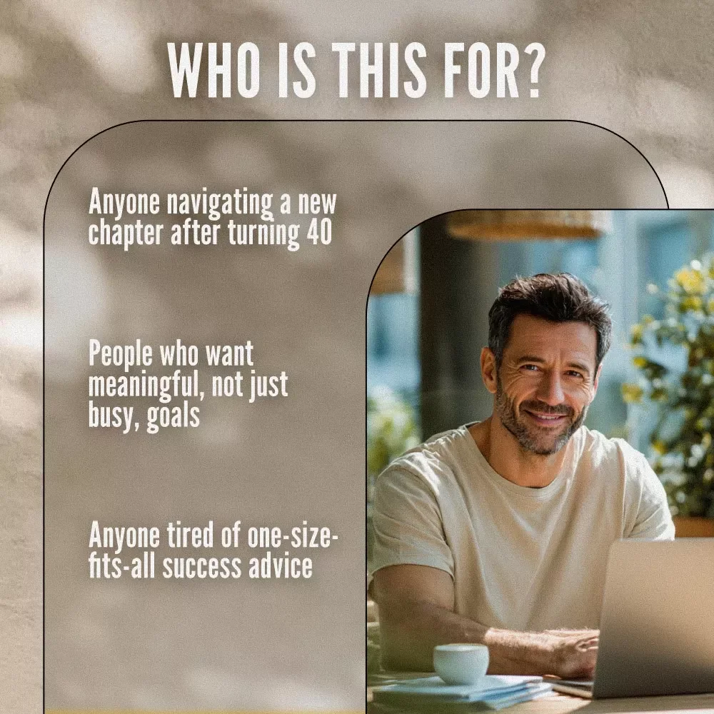 The “Forty and Forward” Life Goals Checklist | Digital Download to Learn How to Set Life Goals at 40