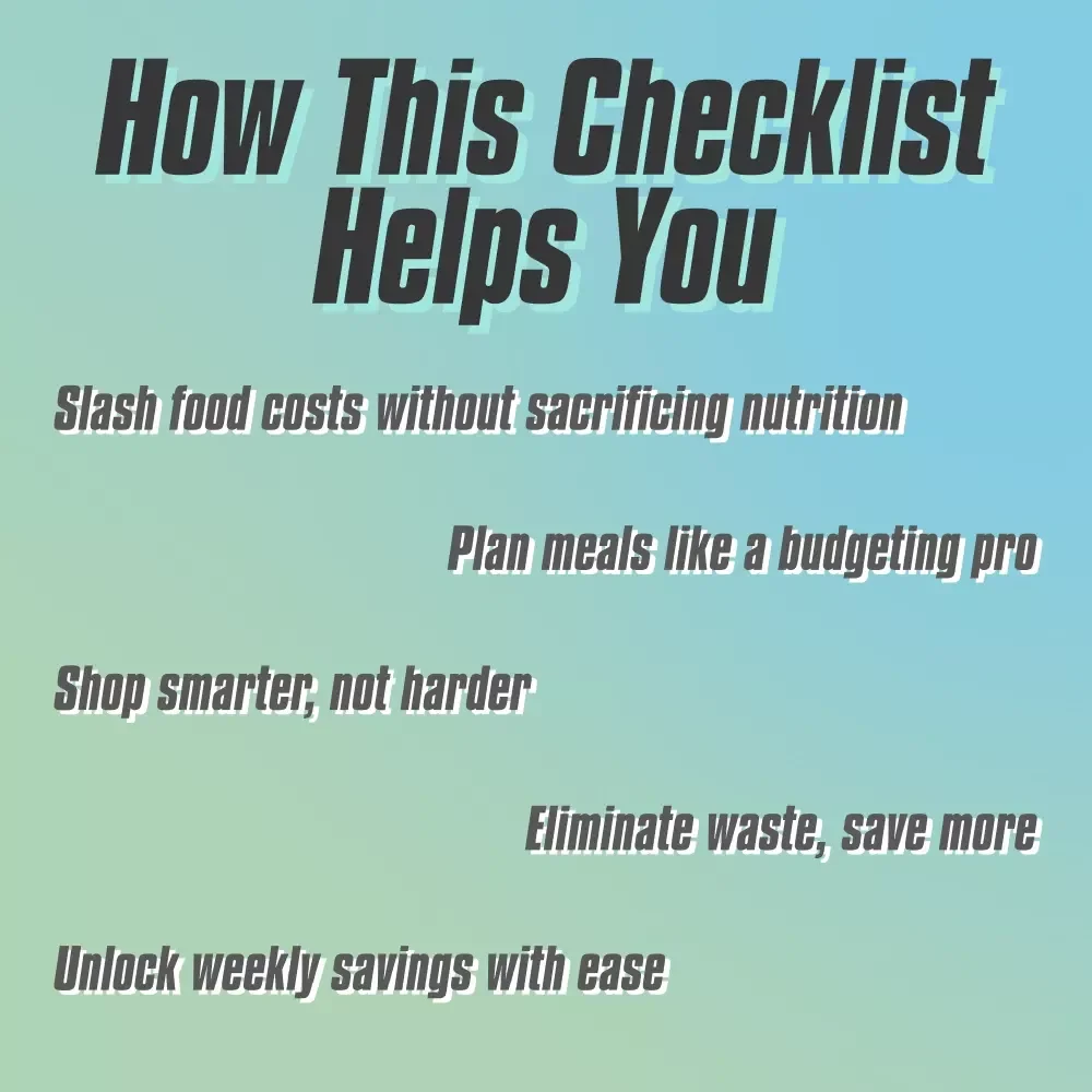 “Grocery Budget Ninja” Checklist: Master the Art of Smart Spending! | Realistic Grocery Budget Planner | Printable Digital Download