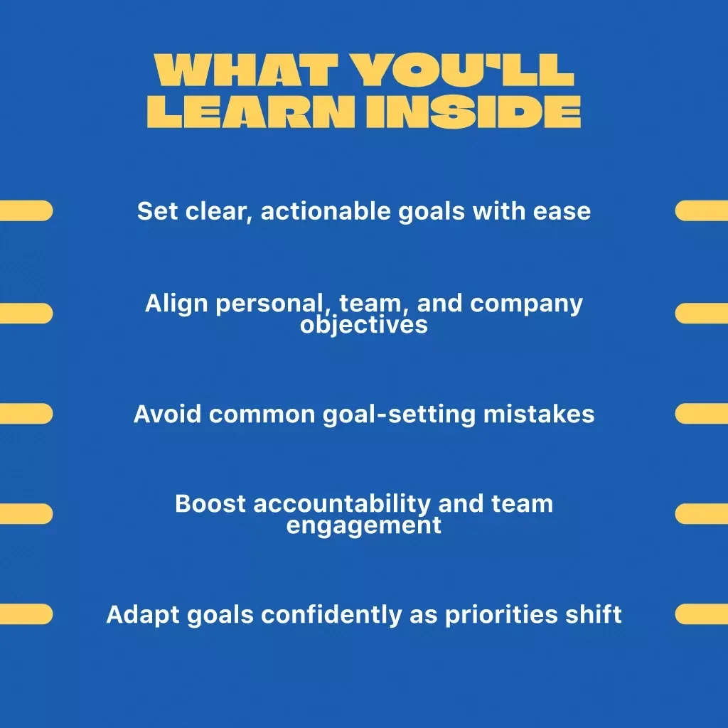 Mastering Managerial Goals: Your Step-by-Step Playbook to Lead with Purpose and Impact | How to Set Goals as a Manager | Digital Goal Setting Guide for Managers
