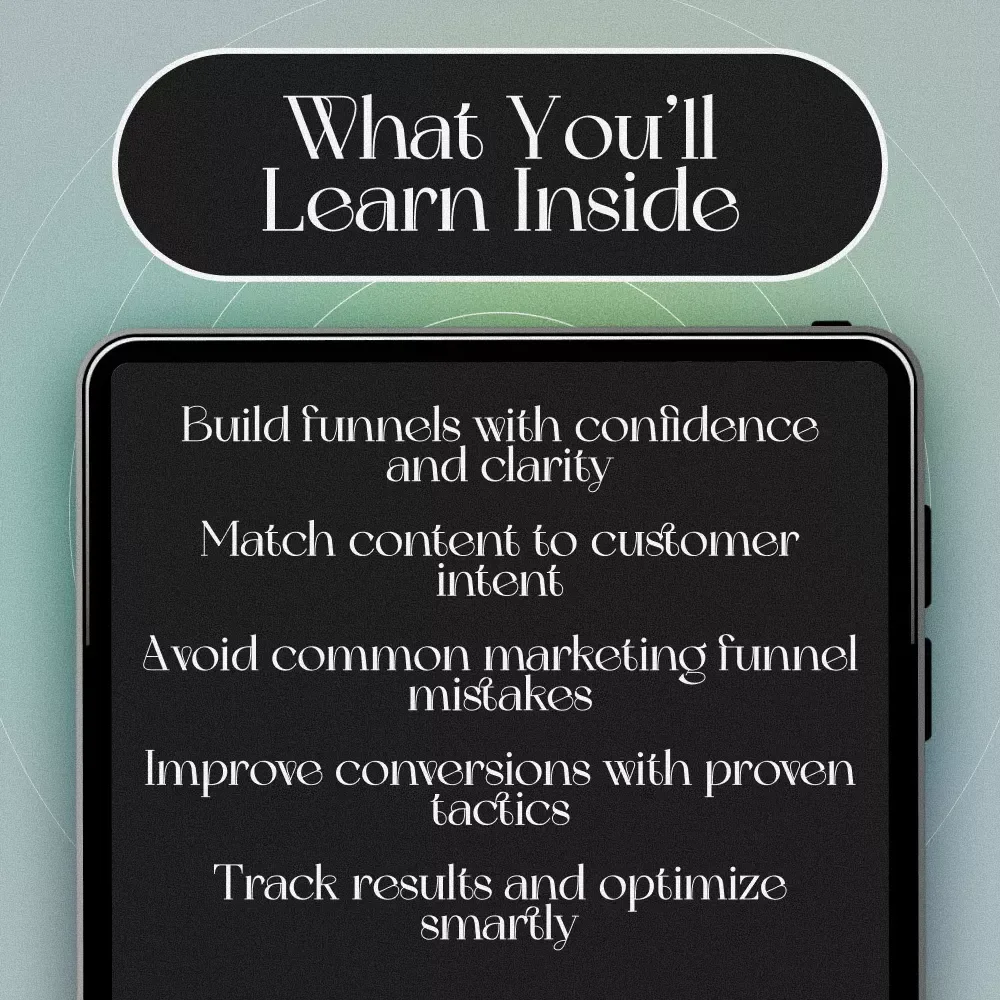 Funnel Vision: Mastering the Digital Marketing Journey from Click to Conversion | Digital Marketing Funnels eBook, Funnel Strategy Guide, Click to Conversion Checklist