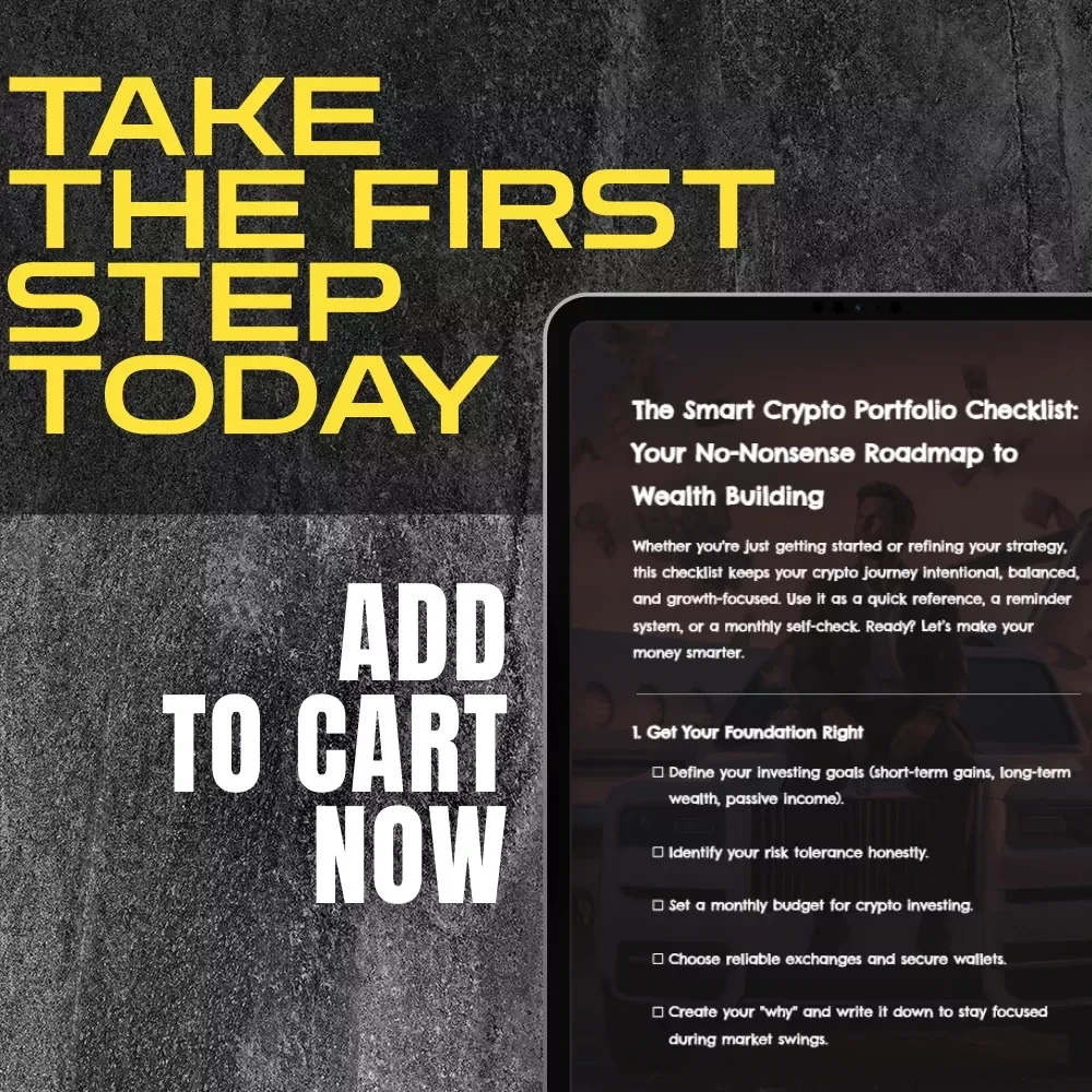 The Smart Crypto Portfolio Checklist: Your No-Nonsense Roadmap to Wealth Building | Digital Download | Crypto Portfolio Strategy Guide for Beginners & Investors