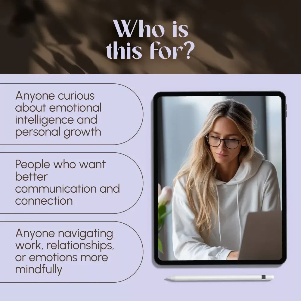 Are You Emotionally Smart? A Practical Guide to Knowing If You Have High EQ – Digital Download Guide on How to Know If You Have a High EQ, Emotional Intelligence Checklist & Test