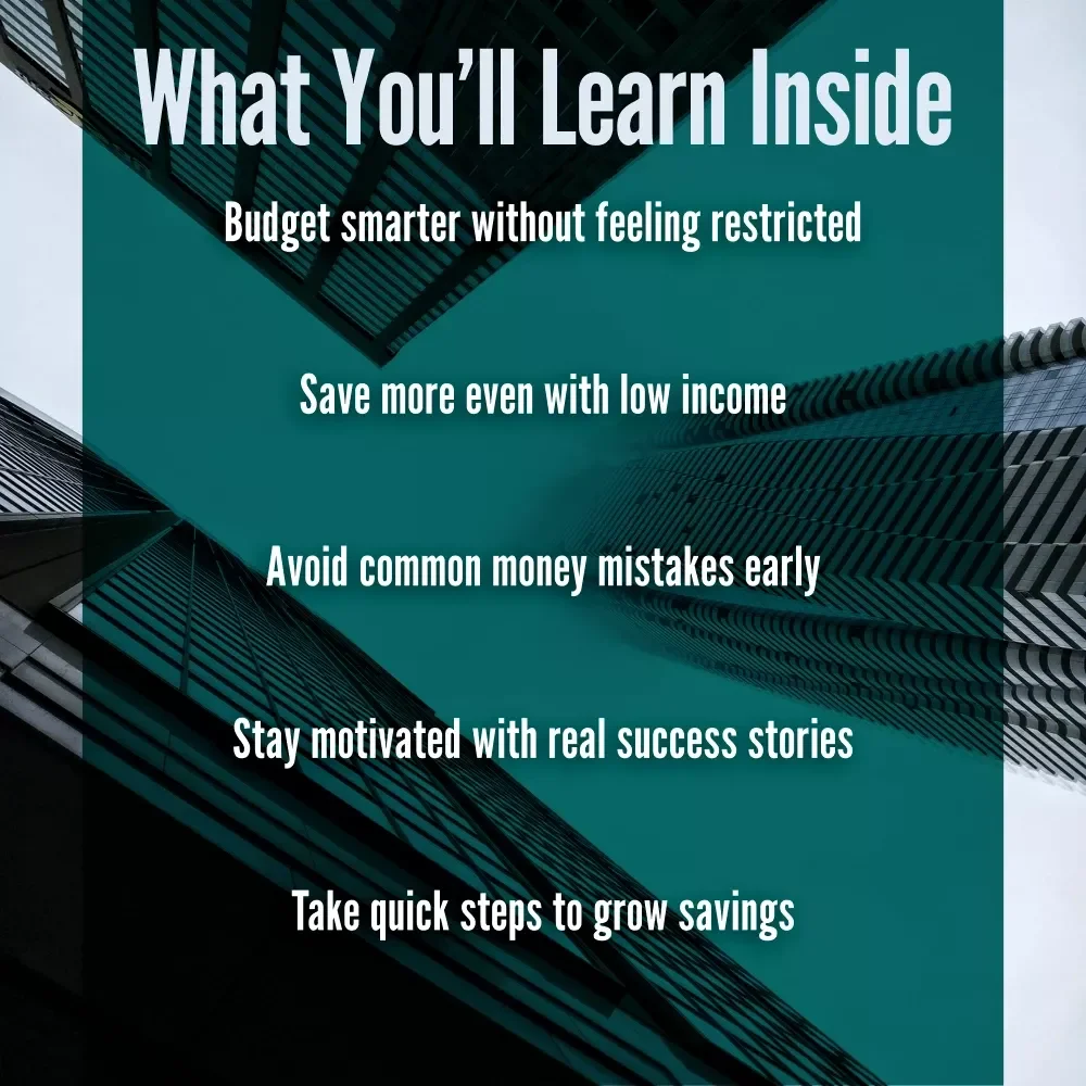 Money Moves in Your 20s: The Ultimate Guide to Saving Smart & Living Well | Digital Guide for How to Save Money in Your 20s | Budgeting, Emergency Fund Tips, Real-Life Case Studies