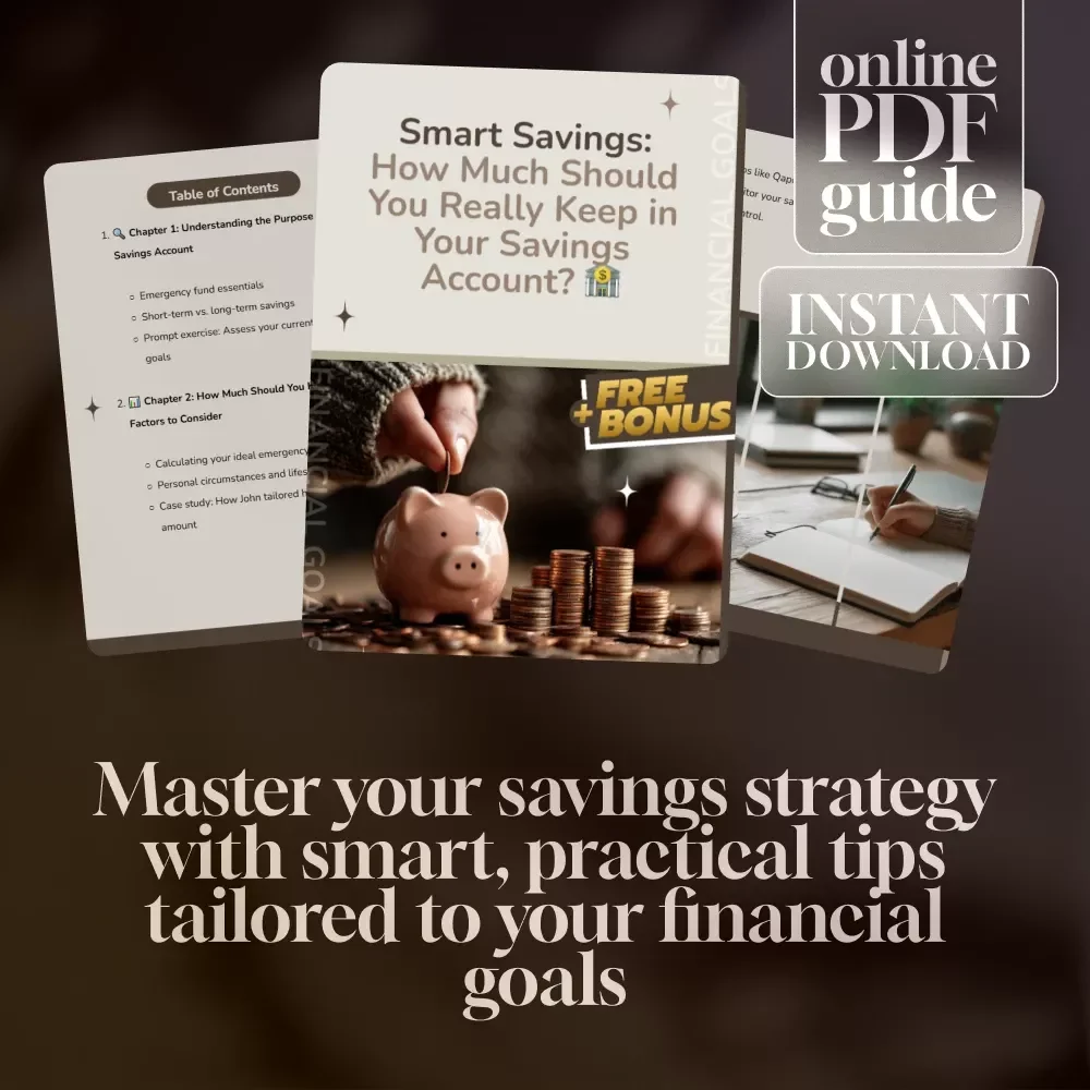 Smart Savings: How Much Should You Really Keep in Your Savings Account? | Budgeting Guide | Personal Finance Digital Download | How Much to Keep in Savings Account