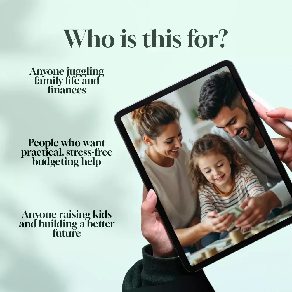 Family First, Finances Next: A Real-Life Guide to Saving Money Together | Family Budget Planner | Digital Guide for Families Save Money For Goals