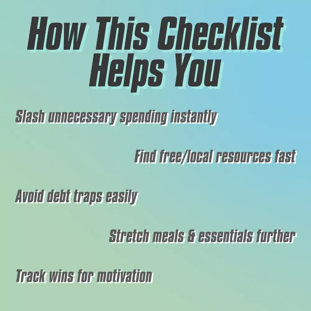 The Ultimate Broke Budgeter’s Survival Checklist – Digital Download – Money-Saving Guide – How Much to Budget for Eating Out