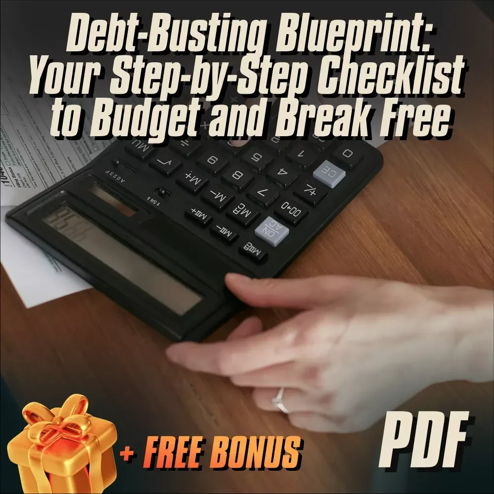 Debt-Busting Blueprint: Your Step-by-Step Checklist to Budget and Break Free | Budget Planner Checklist | How to Budget to Pay Off Debt | Instant Digital Download