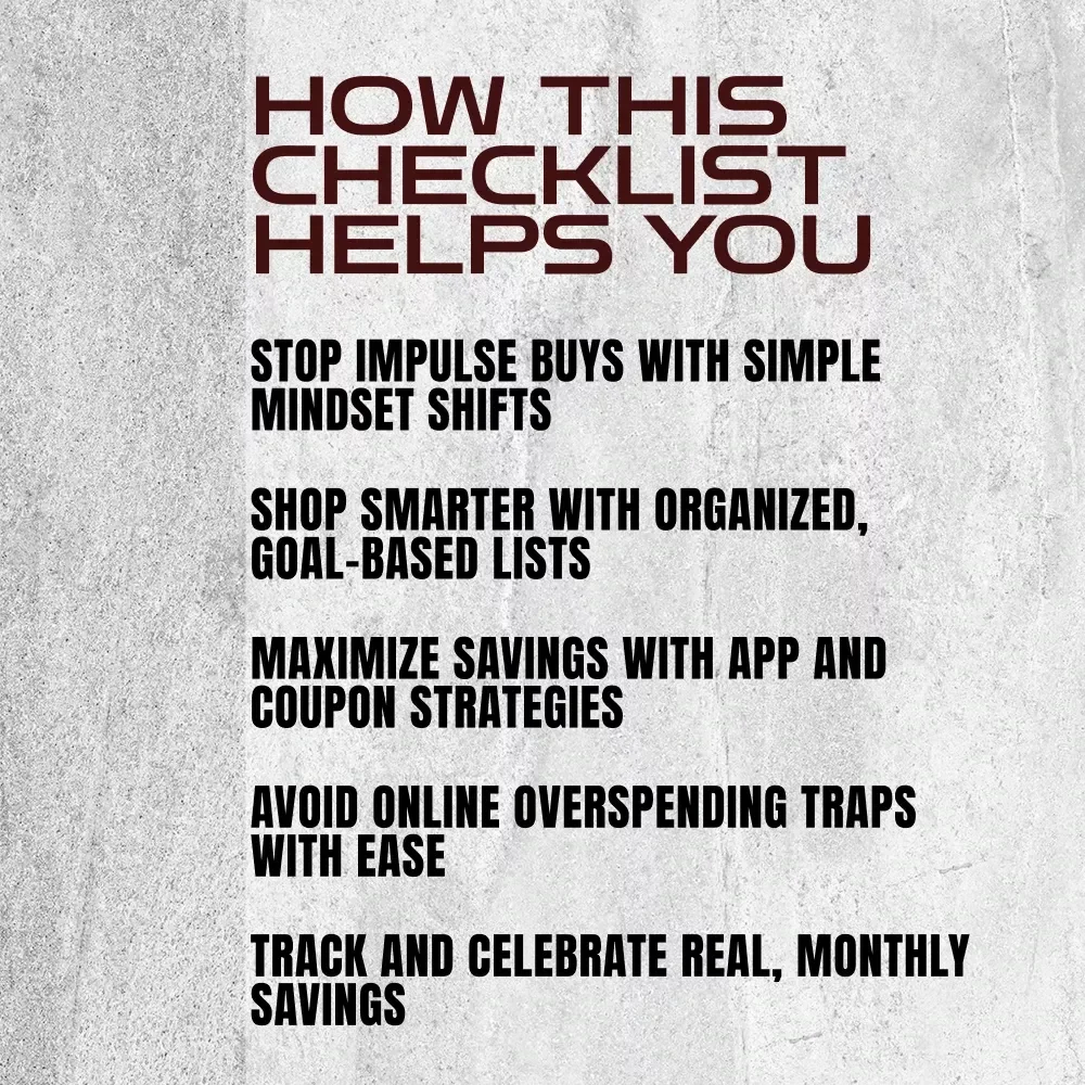 The Smart Shopper’s Secret Weapon: The Ultimate Money-Saving Checklist