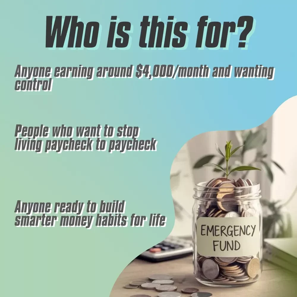Master Your $4,000: The Smart Monthly Budget Blueprint for Financial Freedom | Digital Budget Checklist | How to Budget 4000 a Month