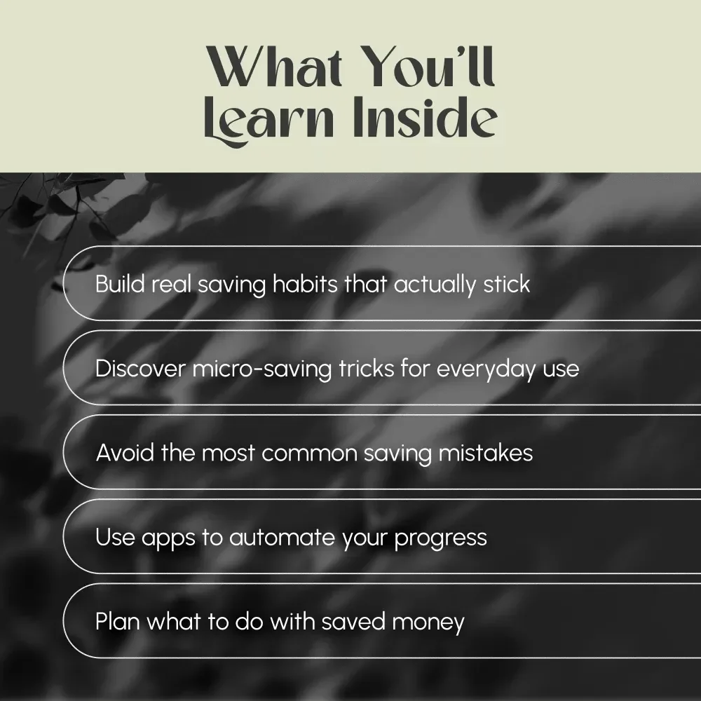 Every Dollar Counts: A Simple Guide to Smart Saving That Works for Everyone | Digital Download Savings Guide | Budgeting eBook | Every Dollar Savings Tips