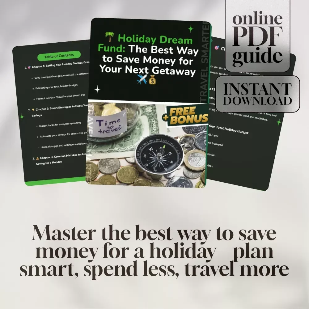 Holiday Dream Fund: The Best Way to Save Money for Your Next Getaway | Digital Guide for Travel Budgeting, Savings Tips & Trip Planning