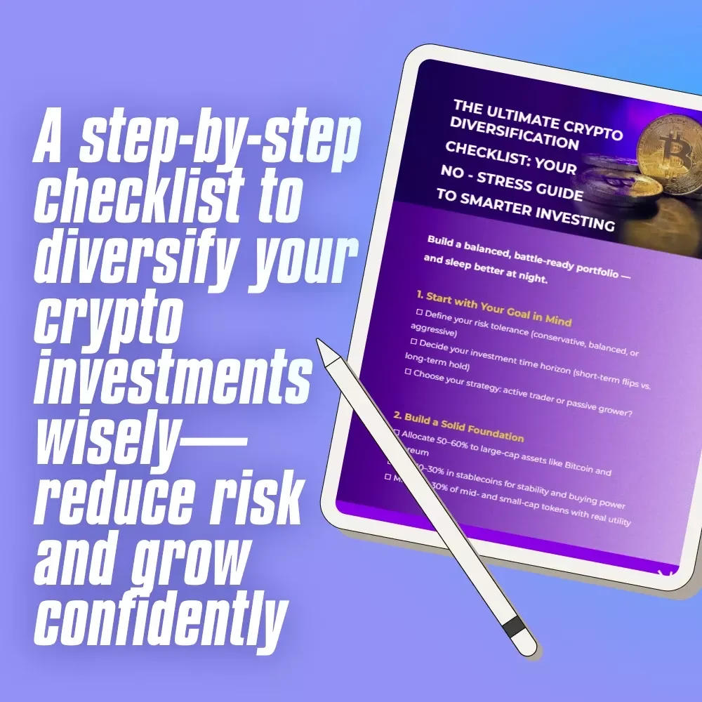 The Ultimate Crypto Diversification Checklist: Your No-Stress Guide to Smarter Investing – Digital Download – Learn How to Diversify Crypto Assets Like a Pro