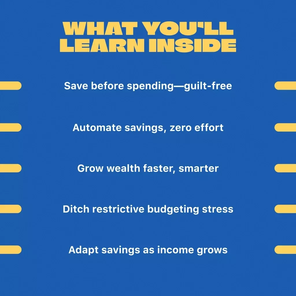 Pay Yourself First: The Simple Budget Hack to Build Wealth Faster | Digital Download | Personal Finance eBook | Savings Strategy