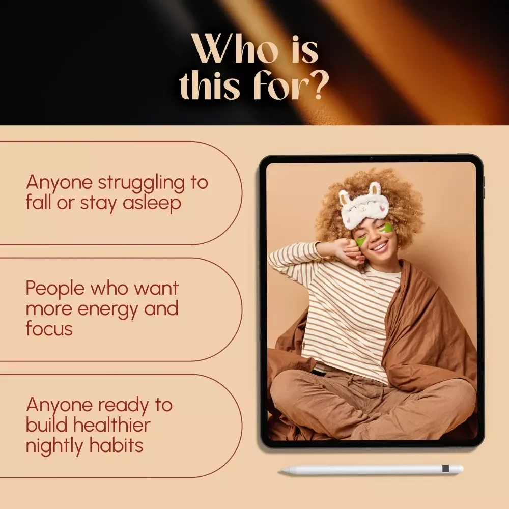 The Sleep Reset: A Friendly Guide to Better Rest and Brighter Days | Improve Your Sleep Habits | Digital Download Wellness Guide
