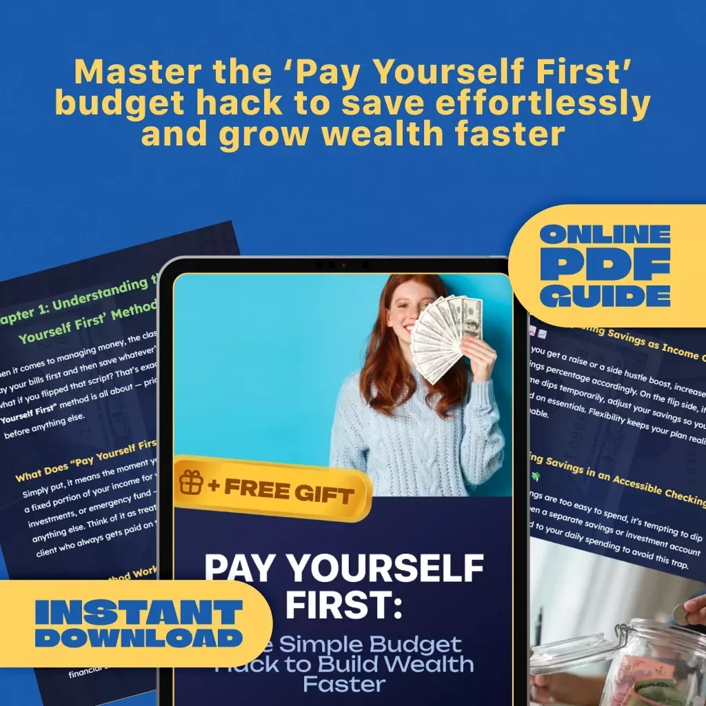 Pay Yourself First: The Simple Budget Hack to Build Wealth Faster | Digital Download | Personal Finance eBook | Savings Strategy
