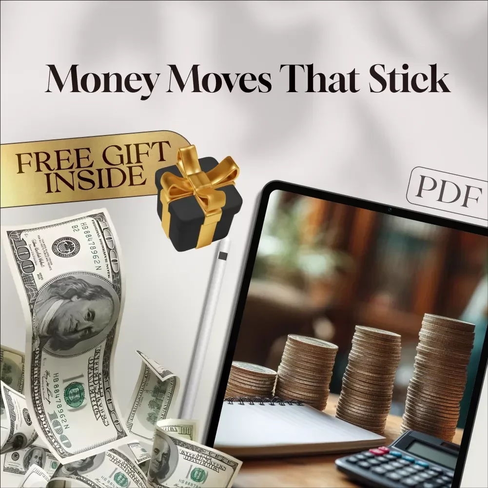 Money Moves That Stick - Budget Checklist to Save Money Fast, How Do People Save Money, Digital Download, Personal Finance Planner