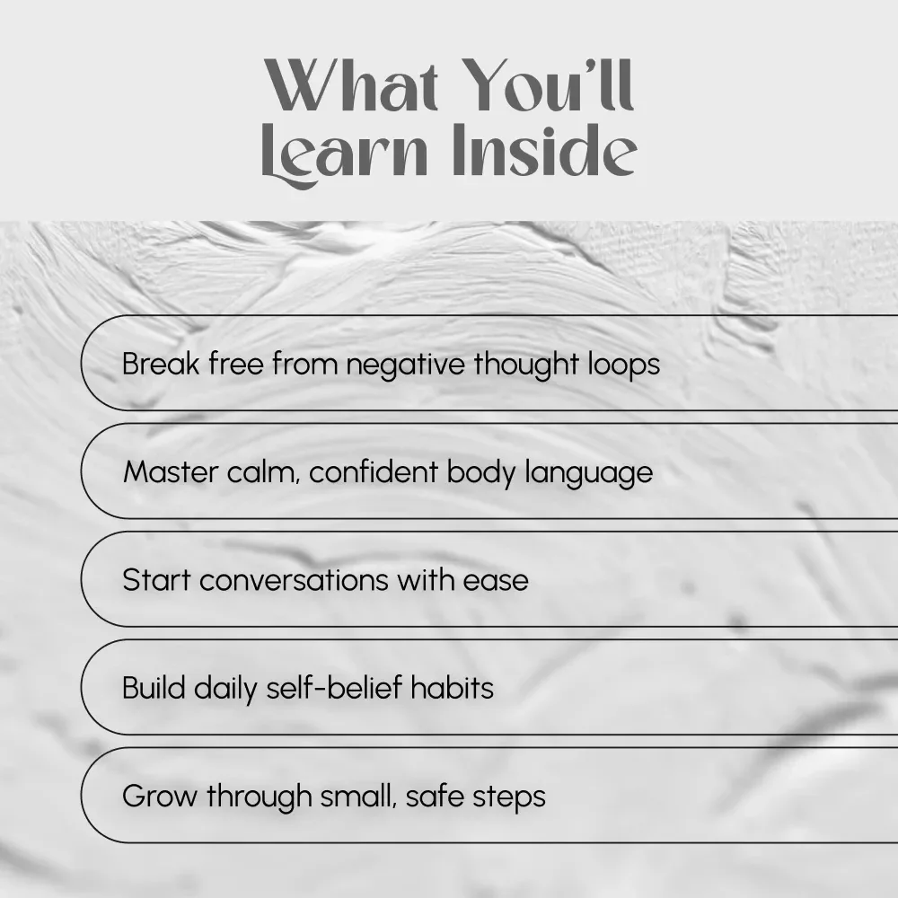 Quiet Power: How to Be Confident with Social Anxiety – Digital Guide for Building Self-Belief & Overcoming Social Struggles