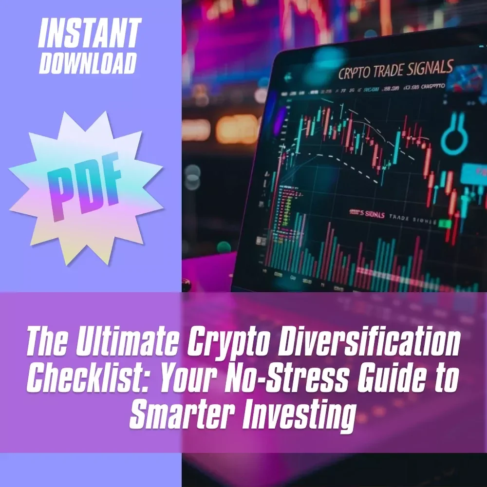 The Ultimate Crypto Diversification Checklist: Your No-Stress Guide to Smarter Investing – Digital Download – Learn How to Diversify Crypto Assets Like a Pro