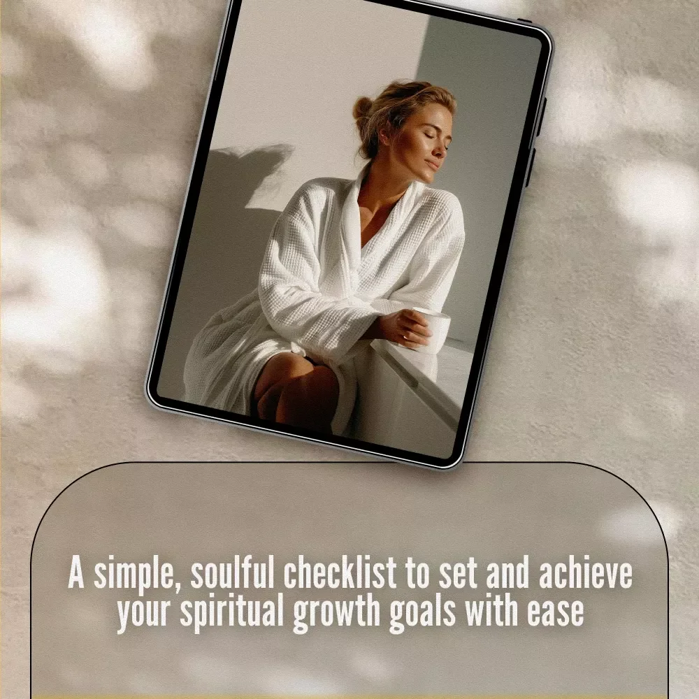 Soulful Success Checklist: Your Step-by-Step Guide to Spiritual Goals | Printable Spiritual Goals Worksheet | Examples of Spiritual Goals | Digital Download