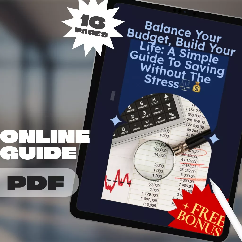 Balance Your Budget, Build Your Life: A Simple Guide to Saving Without the Stress | Budgeting eBook | How to Save Balance | Digital Download PDF