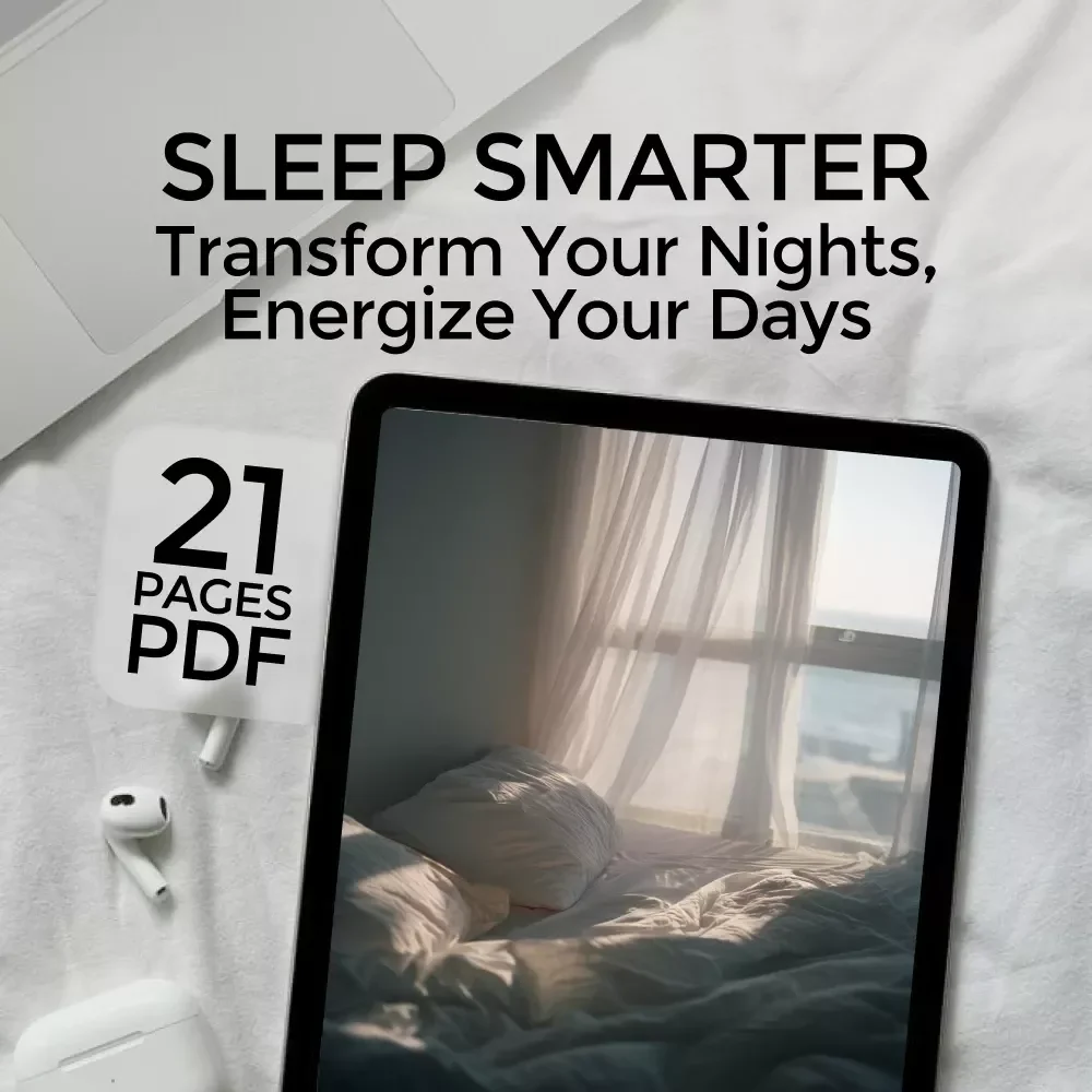 Sleep Smarter: Transform Your Nights, Energize Your Days | eBook to Improve Your Sleep Habits, Digital Download Guide for Better Rest & Sleep Routine